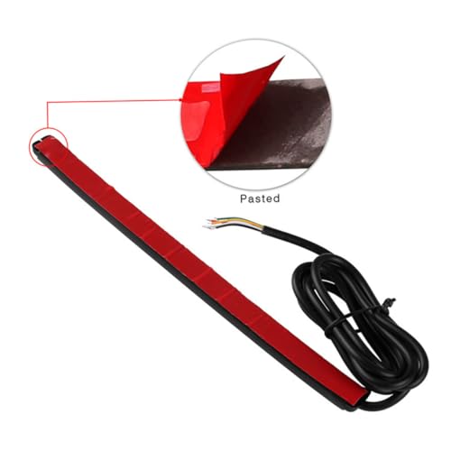 ULTECHNOVO 2 Peças 48 Faixa De Luz De Freio De Motocicleta Luz De Freio Traseira Luz Integrada De Lu