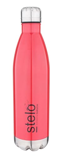 Image of STELO Optima Single-Wall Bottle (1000 ml, Pink)