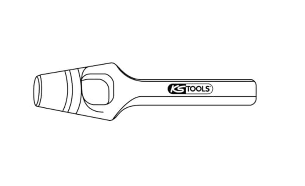 KS TOOLS 129.2012 Handle Punch, 12mm, one Size, Clear