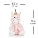 1i4 Group Warm Pals - Princess Pink Unicorn - Cozy Microwavable Lavender Scented Plush Toys - Heated Stuffed Animal - Heatable Coolable Bedtime Comfort Plushie