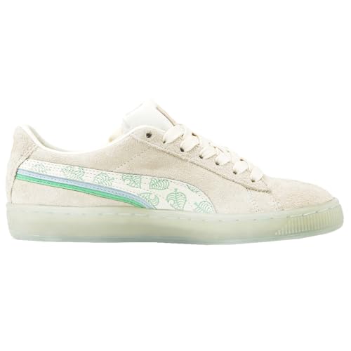 PUMA Kids Girls Suede Lace Up Sneakers Shoes Casual - Off White
