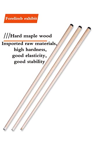 Taco de billar maple 57 pulg con punta 12.5 mm miniatura 3