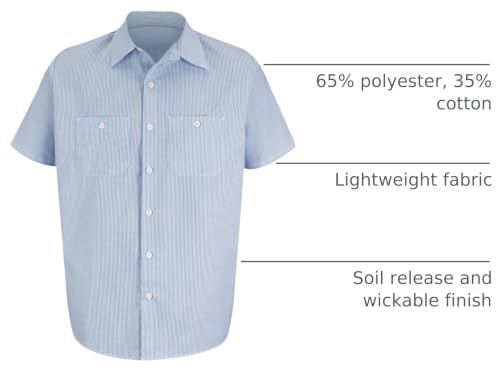Image of Red Kap Men's Industrial Short Sleeve Work Shirt