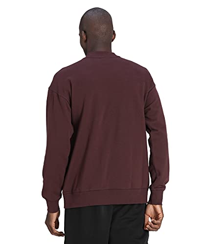 Image of PUMA Men Cotton Banded Collar Crew Neck Sweatshirt