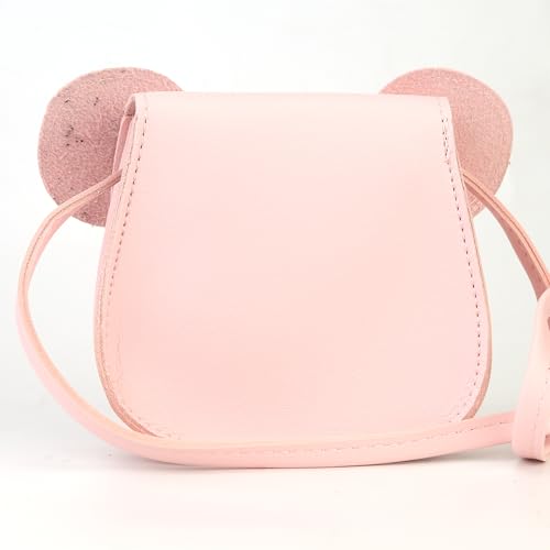 Image of Shoulder Bag for Girl,Birthday Gifts for Girls 4-7 Shoulder Bag for Ages 4-5 Lovable Mouse Ears Kid wallet