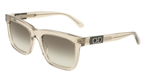 FERRAGAMO SF2113S 313 TRANSPARENT SAGE 55/19/145 - Gafas de sol para hombre