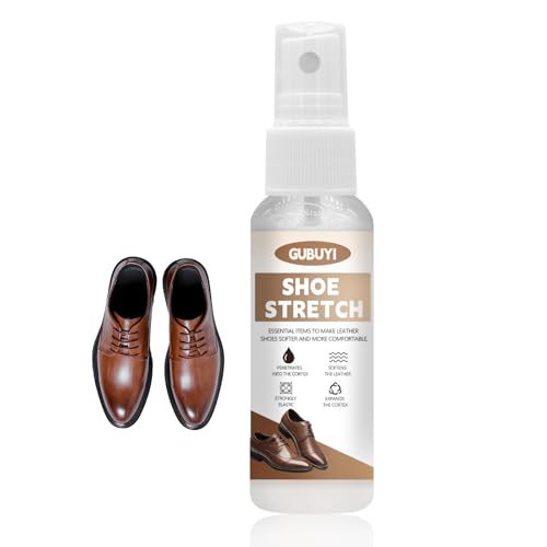 100ml Espray de Estiramiento, Spray Dilatador Zapatos, Suavizante de Zapatos de Cuero, Spray Ante Zapatos, Espray Elástico, Aumenta la Elasticidad en Zapatos de Cuero, Ideal para Suavizar Cuero