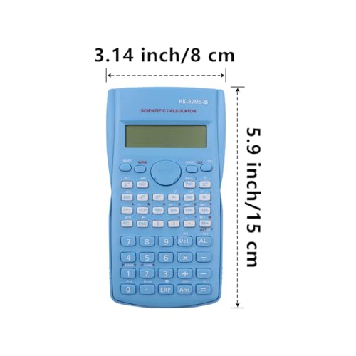 Hsthe Sea Calculadora Científica Portátil Calculadora De Funciones Científicas De Ingeniería con 240 Funciones Adecuada para Estudiantes Profesores Oficina De Negocios Azul - imagen 7