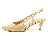 Tamaris 1-29601-28 Schuhe Damen Sling Pumps Sandalen, Schuhgröße:36, Farbe:Beige