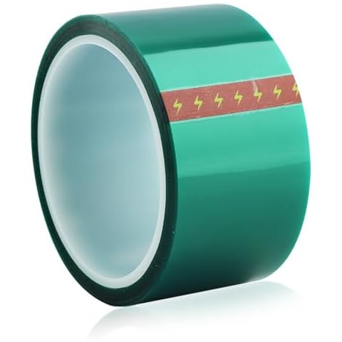 NINEFOX Resin Tape for Epoxy Resin Molding, 2IN W x 108FT L, Thermal Adhesive Tape, High Temperature Resistance Easy Peeling, Epoxy Release Tape for River Tables, Remove Residue Cover