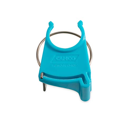 Image of Camco 40005 RV Water Tank Filler Clip - Provides Hands-Free Filling - Compatible Water Tank Filler (40003) - Easy to Install