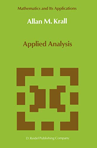 Applied Analysis (Mathematics and Its Applications, 31)
