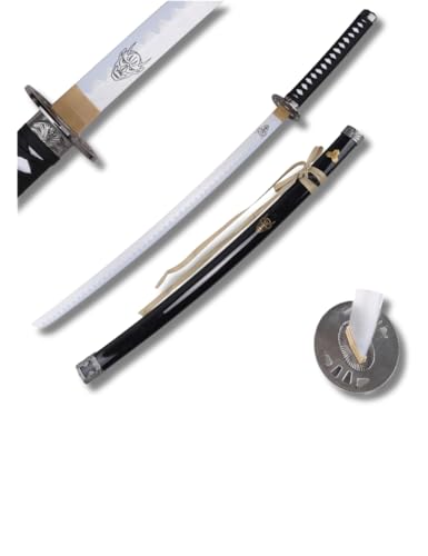 Katana lame en bois Demon pour cosplay et entraînement au sabre