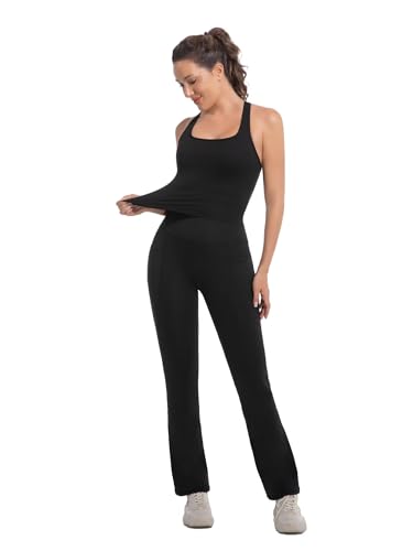 Racerback Workout Tank Tops for Women with Built in Bra Tight Sleeveless Running Yoga Gym Shirts 2025 Summer Clothes - Image 8