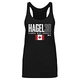 500 LEVEL Brandon Hagel Tampa Bay Canada Elite Women's Tank Top (Tri Black, Large)