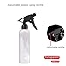 Takelablaze Spray Bottles Empty Spray Bottles 10oz/300ml Refillable Mister Bottle for Cleaning Solutions, Essential Oils, Hair, Cooking, Plants, 3 Pack