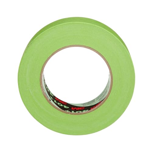 Image of 3M High Performance Green Masking Tape 401+, 6 mm x 55 m, 96 Rolls per case Bulk