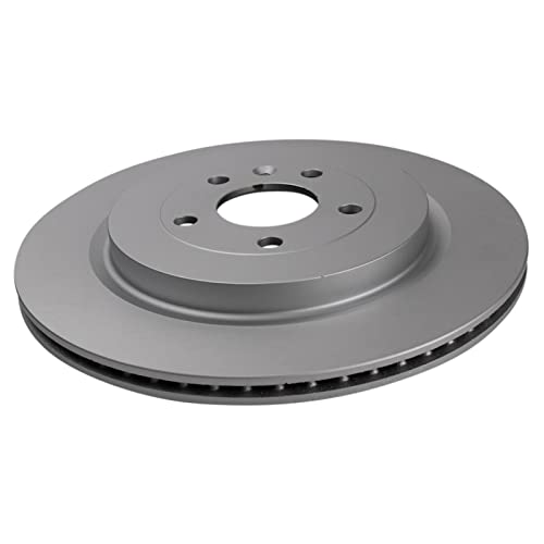 Image of TRQ Rear Brake Pad & Rotor Set Ceramic Coated Rotors Compatible with 2012 Lincoln MKS 2013-2014 MKT Ford Explorer Flex 2013-2019 Police Interceptor Sedan Taurus 2014-2018 Special Service Police Sedan