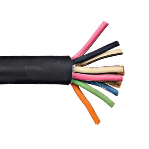 Nassau Electrical Supply 12 AWG 6C 12/6-SOOW Black 600V Portable Cord Cable (500FT)