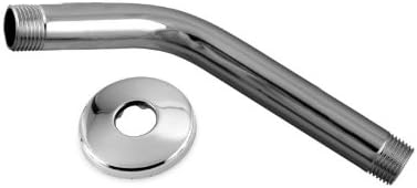 5 in. x 8 in. Shower Arm with Sure Grip Flange - Oil Rubbed Bronze