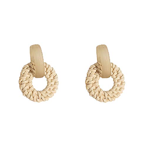 Preisvergleich Produktbild Fxqerding Ohrringe Weibliche Retro Persönlichkeit Runde Ohrringe Ohrringe