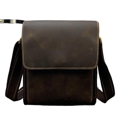 Sac messager vintage en cuir : la sacoche bandoulière homme pour la ville
