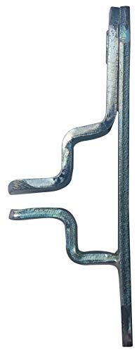 Jquad Trailer Door & Ramp Locking Hasp -3.75" Mounting- Cam Lock Latch Keeper -Zinc- #TOP3