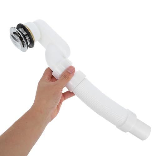 Tubo de desagüe extensible para lavabo con trampa de agua 5