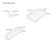 Chris.W Clear Plastic Drawer Organizer Tray for Vanity Cabinet, Set of 5 Storage Tray for Makeup, Kitchen Utensils, Jewelries, Medicine, Pens, and Gadgets
