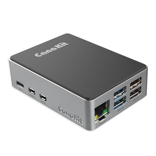 CanaKit Raspberry Pi 5 Starter Kit PRO - Aluminum (128GB Edition) (8GB RAM) - Thumbnail 2