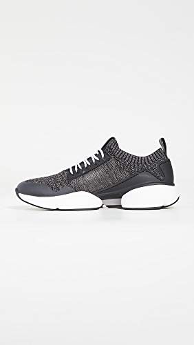 Cole Haan Men's Zerogrand All-Day Trainers, Black Black Gray Pinstripe Knit Black Optic White Blk KNT LTR Wht Gr, 12 | Image 5
