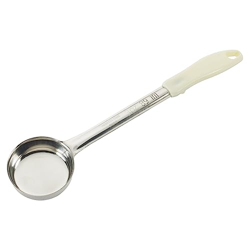 Winco Solid Food Portioner, 3-Ounce, Medium, Stainless Steel, Ivory