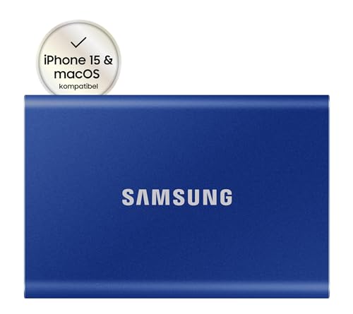Samsung Portable SSD T7 externe SSD-Festplatte 500GB mit 2TB Kapazität