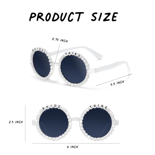 Bachelorette Party Bride To Be | Bride Tribe Set of 4 Sunglasses | Bridal Shower & Bachelorette Accessories & Glasses2