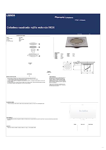 Opiniones y reviews de Coladera urrea los mejores 5. 6 Imagen adicional