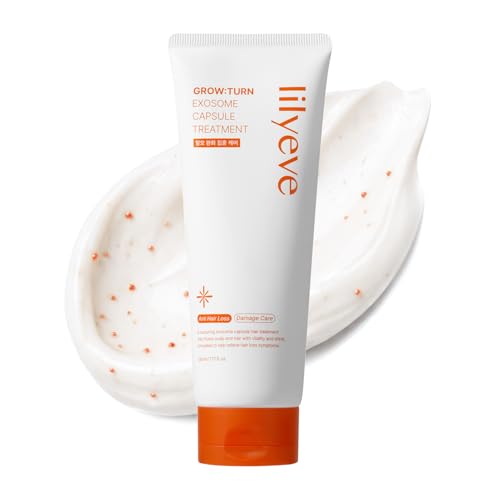 lilyeve GROWTURN Capsule Treatment Hair Growth Treatment Powered by Squalane Capsules Proteins & Exosomes Sulfate & Silicone Free Hair Mask for Damaged Hair Korean Scalp Treatment 7.77fl. oz.