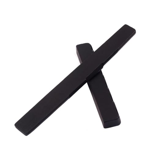 HEMOTON String Acoustic Guitar Nut Saddle Made of Ebony Genuine Buffalo Bone Replacement Spare Parts Guitar Accessories