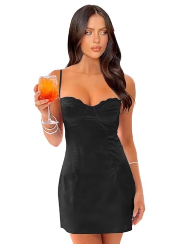 Satin Homecoming Dresses 2025 Lace Corset Tight Short HOCO Dress Open Back Mini Cocktail Gown