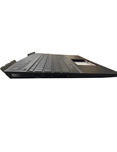 Image of F-Hong Palmrest Upper Case Touchpad with Backlight Keyboard for HP Gaming Pavilion 15-DK 15-DK0126TX TPN-C141, Compatible with Part Number L57595-001 Whiter
