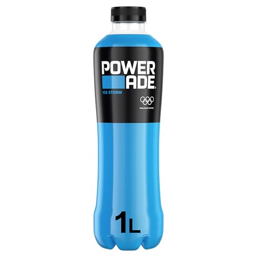 Powerade Ice Storm, Bebida Isotonica Refrescante - Botella de 1L