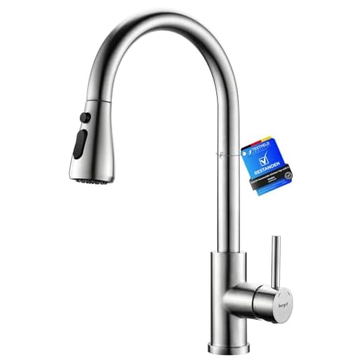 Ibergrif Grifo Cocina Extraible con 3 Modos, Grifo Fregadero Cocina Giratorio a 360 grados, Cold Start, Ahorro de Energía, Acero Inoxidable, M22137