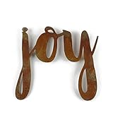 Joy Naturally Rusted Word Art (Small)
