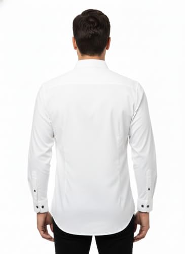 Image of Arvest Men?s Cotton Regular Fit Full Sleeve Shirt Combo Soft Breathable Fabric with Button-Down Collar and Chest Pocket Suitable for Office and Outfits