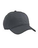 econscious Organic Cotton Twill Unstructured Baseball Hat OS Charcoal