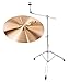 Paiste 18" Crash Becken, PST7 Serie inkl. Galgen Beckenständer (CuSn8 Bronze, hergestellt in der Schweiz, Galgenbeckenständer höhenverstellbar von ca. 65 - 103 cm, Galgenlänge 44 cm)