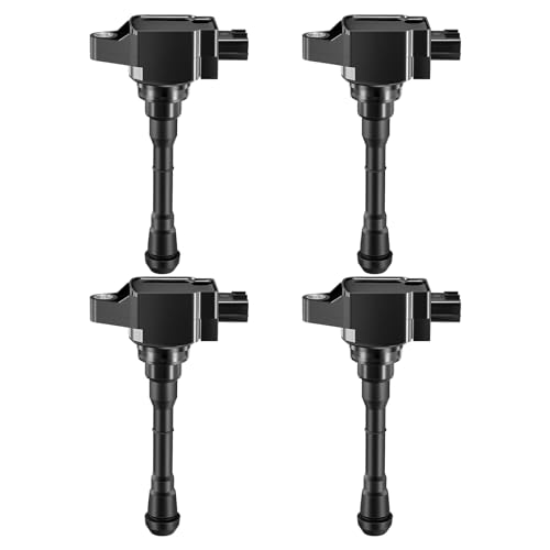 Image of BDFHYK Ignition Coil Pack UF659 Compatible with Nissan Qashqai 2017-2022 Rogue Sport 2017-2022 Rogue 2017-2019 Sentra 2017-2019 Juke 2011-2017 1.6L 2.0L L4 Nissan Oem Coil Pack Coil for C858 Set of 4