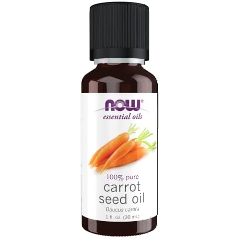 Now Foods Aceite Esencial De Semilla De Zanahoria Cover