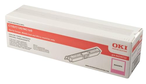 Okidata C110 cartouche de toner magenta d'origine pour imprimante laser de bureau