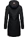 Ragwear Damen warmer Winter Parka Jannisa Intl Black Gr. S