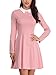 FENSACE Womens Moonrise Kingdom Cosplay Pink Dresses for Women